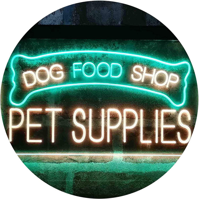 Dog Food Shop Pet Supplies LED Light Sign - Way Up Gifts