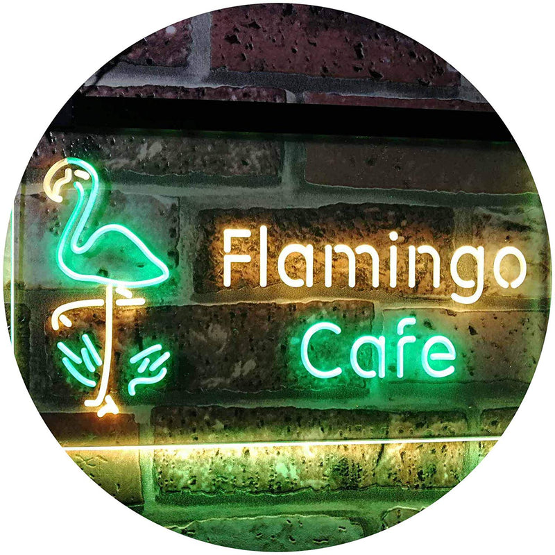 Flamingo Cafe LED Light Sign - LED Gift Works
