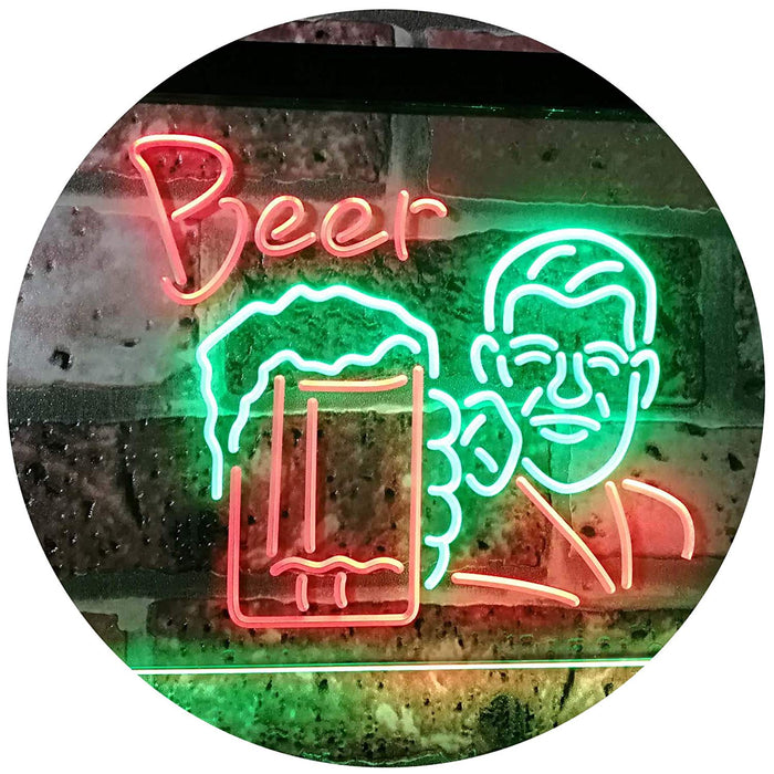 Classic Man Cave Beer LED Light Sign - Way Up Gifts