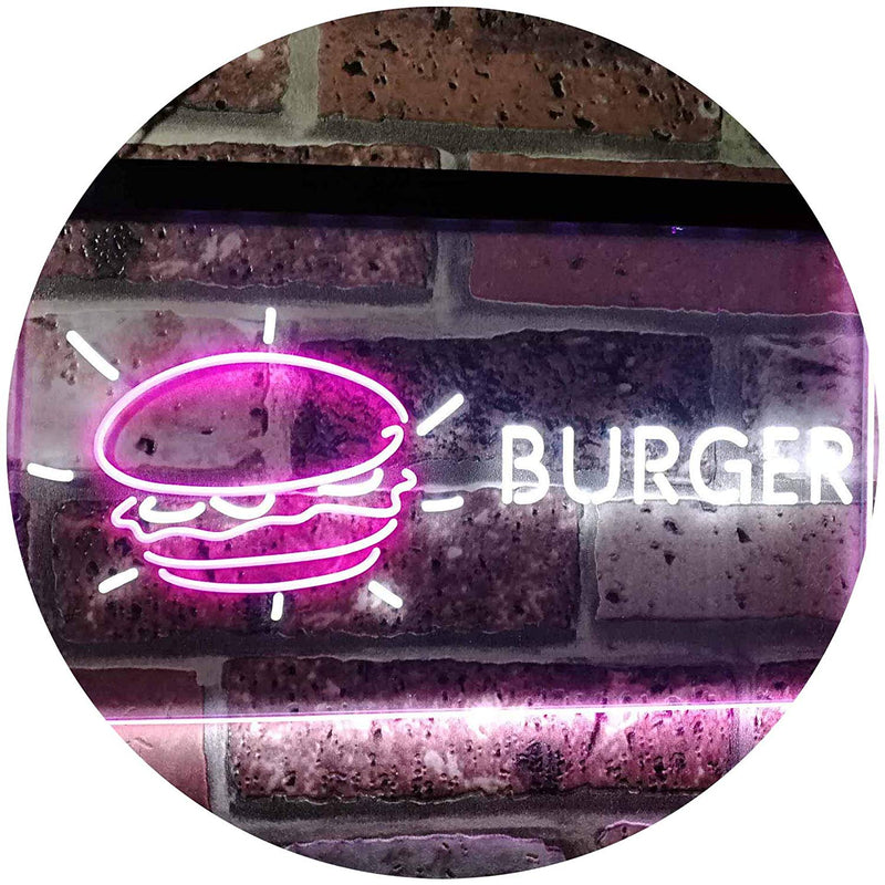Hamburger Burger LED Light Sign - LED Gift Works