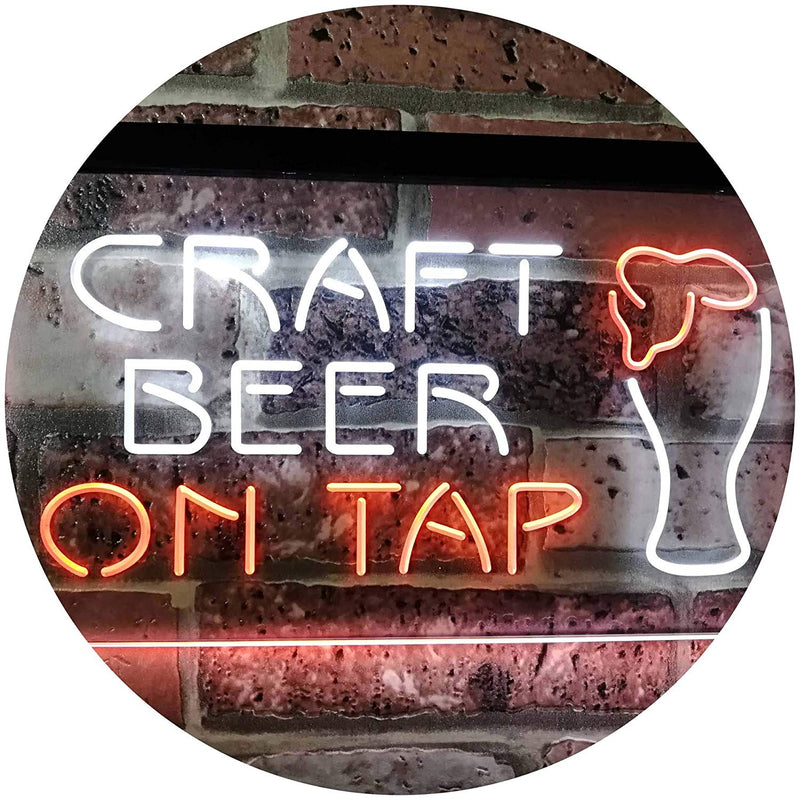Craft Beer On Tap LED Light Sign - LED Gift Works