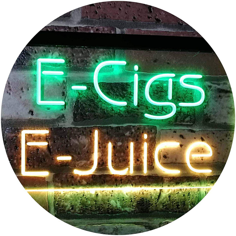 Vape Shop E-Cigs E-Juice LED Light Sign - LED Gift Works