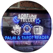 Psychic Fortune Teller Palm Tarot Reader LED Light Sign - LED Gift Works