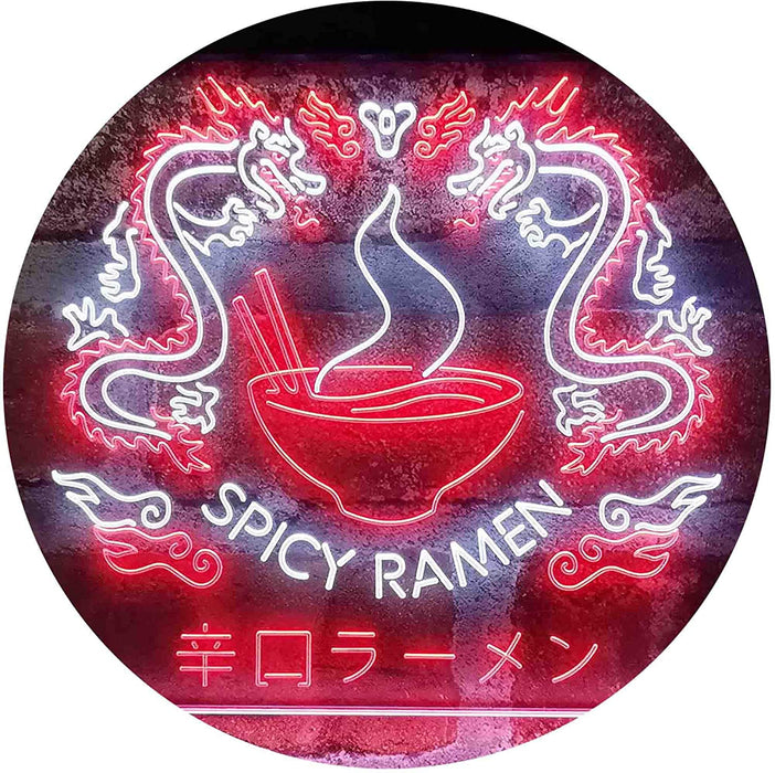 Dragon Spicy Ramen Japanese Food LED Light Sign - Way Up Gifts