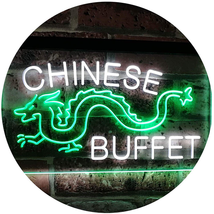 Dragon Chinese Buffet Restaurant LED Light Sign - Way Up Gifts