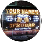 Personalized Home Bar LED Light Sign - LED Gift Works