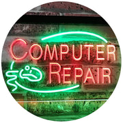 Computer Repair LED Light Sign - LED Gift Works
