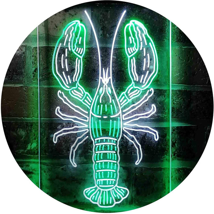 Lobster Seafood Restaurant LED Light Sign - Way Up Gifts