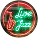 Music Live Jazz LED Light Sign - Way Up Gifts