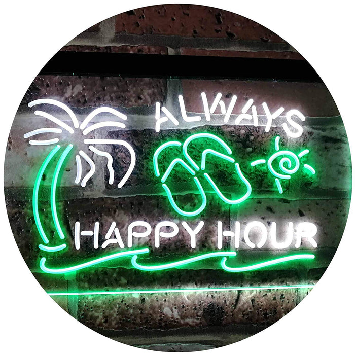 Always Happy Hour LED Light Sign - Way Up Gifts