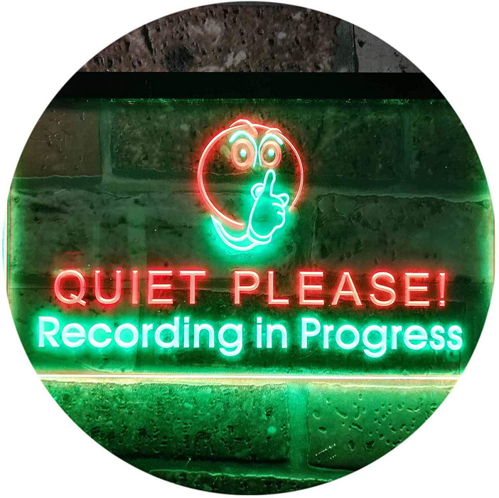 On Air Quiet Please Recording in Progress LED Light Sign - Way Up Gifts