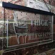 Thick Milkshakes LED Light Sign - LED Gift Works