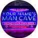 Personalized Sports Baseball Theme Man Cave LED Light Sign - Way Up Gifts