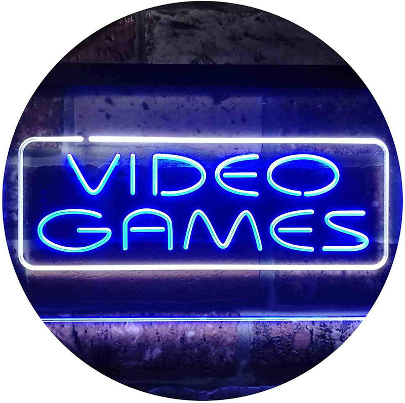 Video Games LED Light Sign - LED Gift Works
