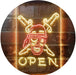 Beach Shop Pirate Open LED Light Sign - Way Up Gifts