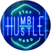 Stay Humble Hustle Hard LED Light Sign - LED Gift Works