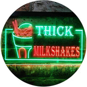 Thick Milkshakes LED Light Sign - LED Gift Works