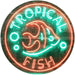 Pet Store Tropical Fish LED Light Sign - Way Up Gifts