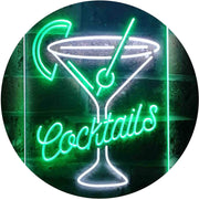 Cocktails Glass Bar Display LED Light Sign - LED Gift Works