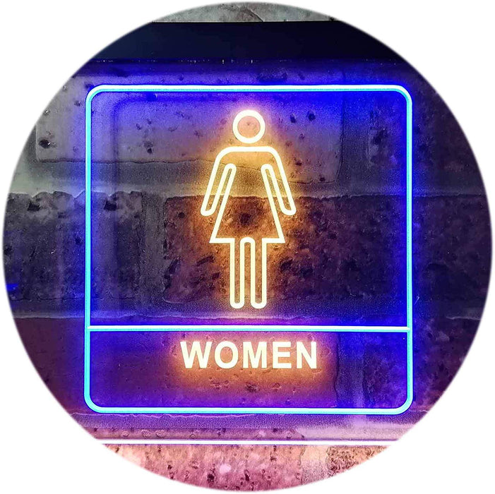 Women Bathroom Restroom LED Light Sign - Way Up Gifts