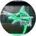 Deep Sea Fishing Blue Marlin Fish LED Light Sign - Way Up Gifts