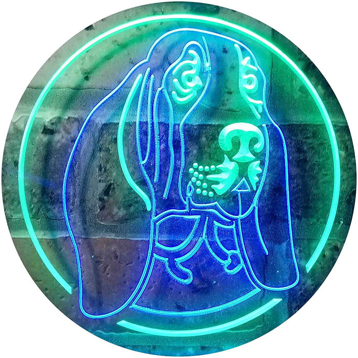 Basset Hound Dog LED Light Sign - Way Up Gifts