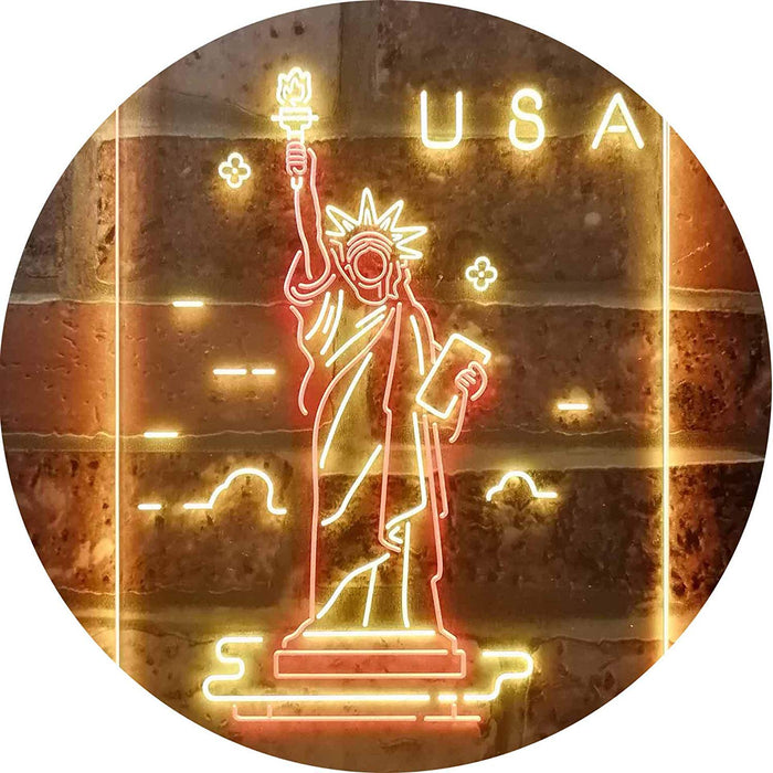 USA Statue of Liberty LED Light Sign - Way Up Gifts