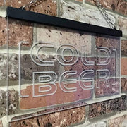 Cold Beer LED Light Sign - LED Gift Works