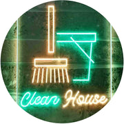 Clean House Helper Maid Service LED Light Sign - LED Gift Works