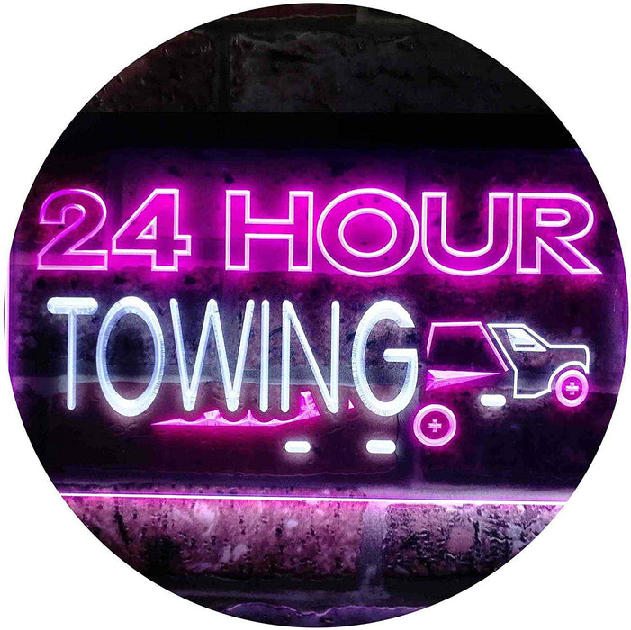24 Hour Towing LED Light Sign - Way Up Gifts