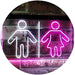 Men Women Bathroom Restroom LED Light Sign - Way Up Gifts