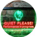 Quiet Please Performance in Progress LED Light Sign - Way Up Gifts
