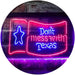 Don't Mess with Texas Flag Garage LED Light Sign - Way Up Gifts