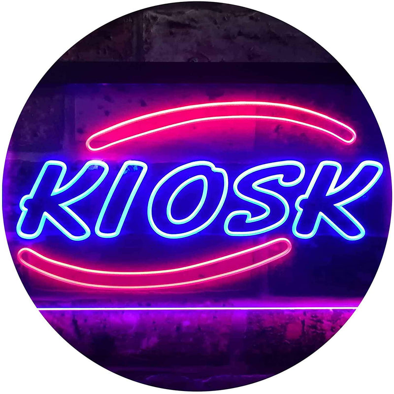 News Stand Ticket Booth Kiosk LED Light Sign - LED Gift Works