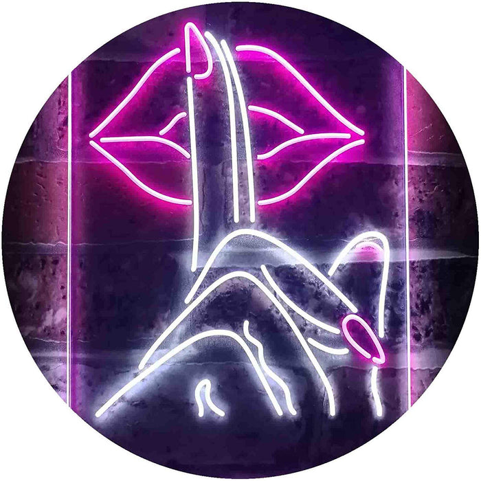 Finger Nail On Lip Beauty Salon LED Light Sign - Way Up Gifts