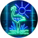 Tropical Decor Flamingo Sun LED Light Sign - Way Up Gifts