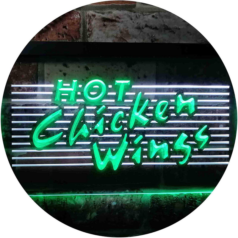 Hot Chicken Wings LED Light Sign - LED Gift Works