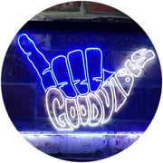 Good Vibes LED Light Sign - LED Gift Works
