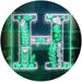 Family Name Letter H Monogram Initial LED Light Sign - Way Up Gifts