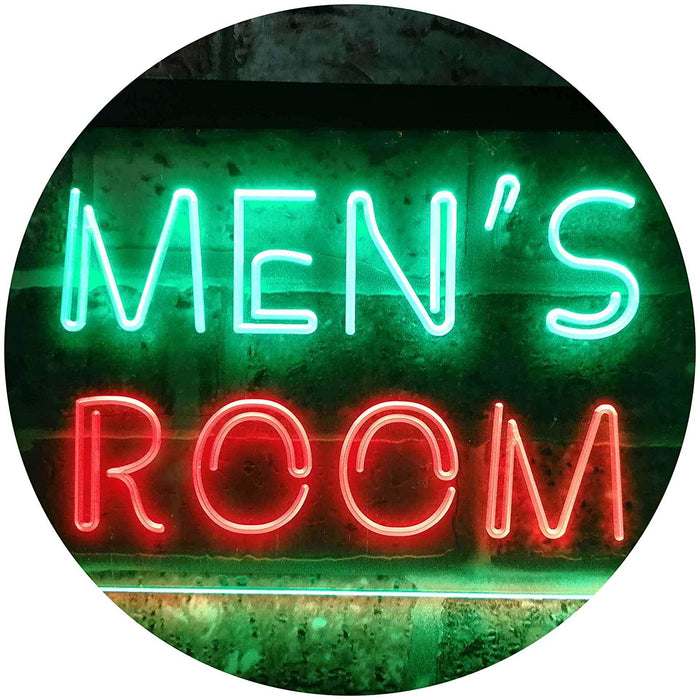 Bathroom Restroom Men's Room LED Light Sign - Way Up Gifts