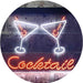 Cocktail Glasses Bar LED Light Sign - Way Up Gifts