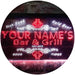 Personalized Hot Food Cold Beer Bar & Grill LED Light Sign - Way Up Gifts