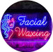 Facial Waxing LED Light Sign - Way Up Gifts