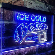 Ice Cold Beer On Tap LED Light Sign - LED Gift Works