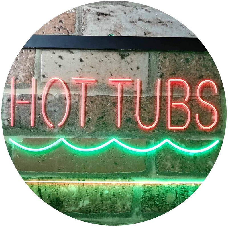 Hot Tubs LED Light Sign - LED Gift Works