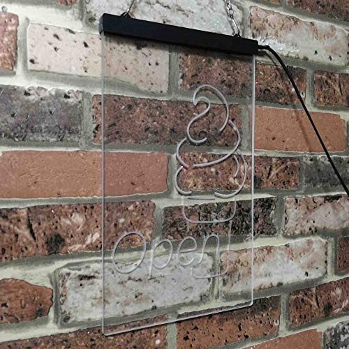 Ice Cream Open LED Light Sign - LED Gift Works