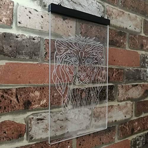 Lion Art Decor LED Light Sign - LED Gift Works