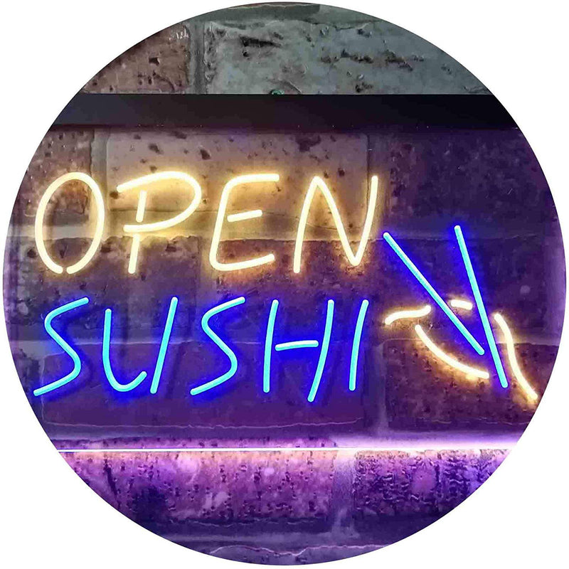 Open Sushi LED Light Sign - LED Gift Works