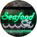 Fish Seafood Restaurant LED Light Sign - Way Up Gifts