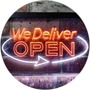 Open Delivery We Deliver LED Light Sign - LED Gift Works